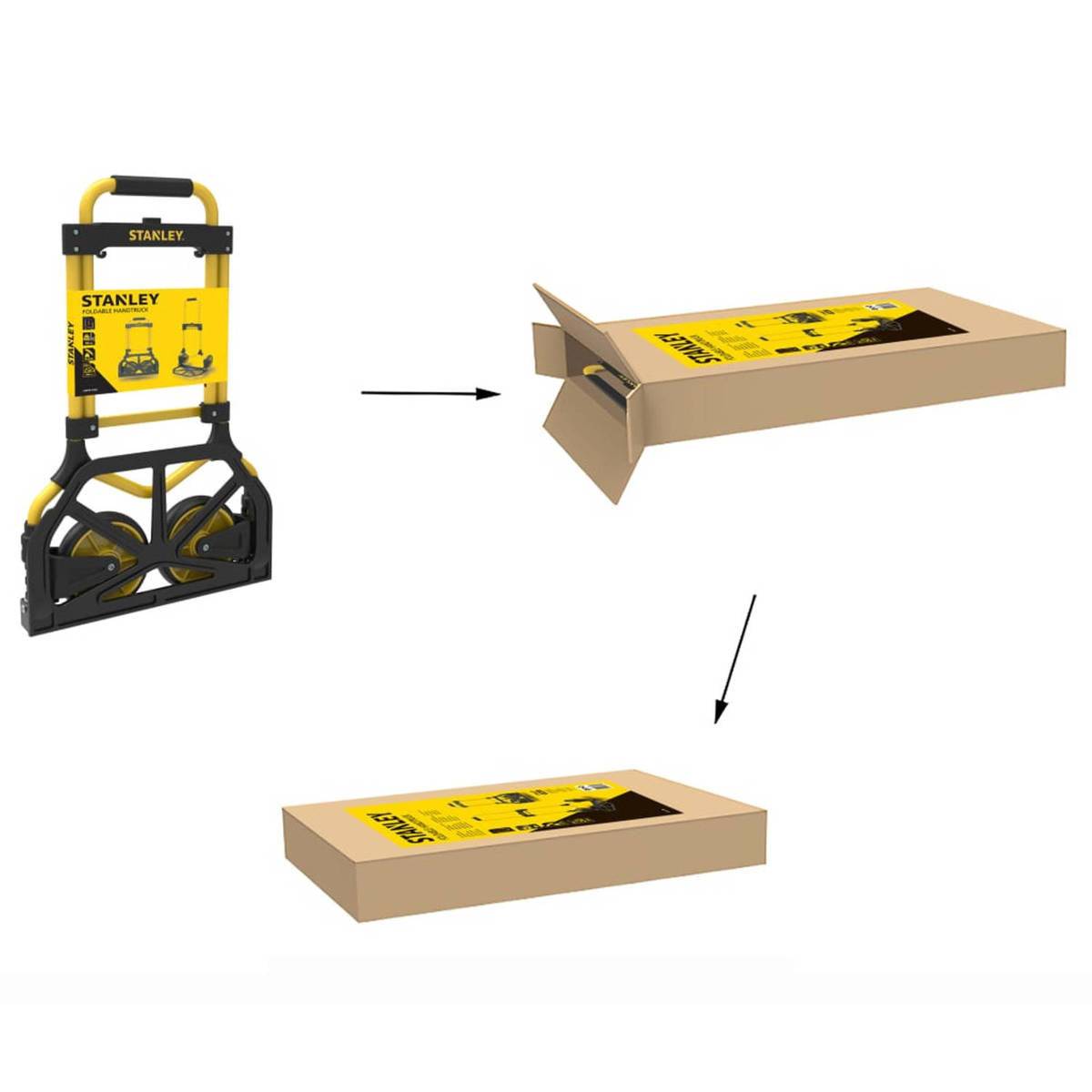 Stanley by Black & Decker Stalen Handtruck, Max. Belastbaarheid 90 kg (SXWTD-FT582)-0