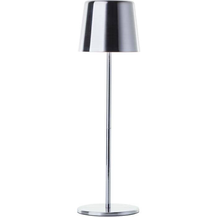XAANA BRILLIANT Buitentafel Lamp - Oplaadbaar - Chroom - LED - 2W - IP44 160lm-0