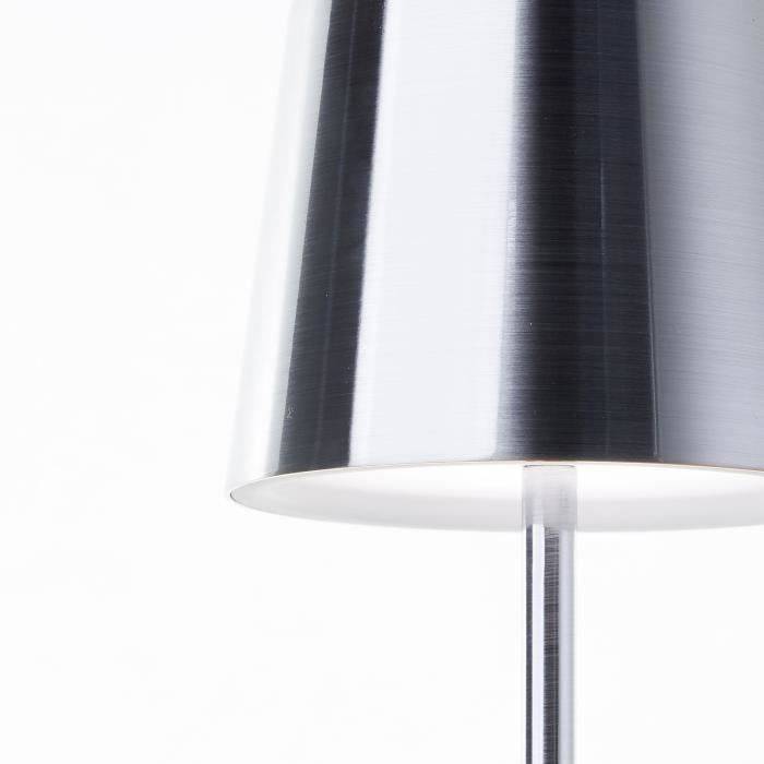 XAANA BRILLIANT Buitentafel Lamp - Oplaadbaar - Chroom - LED - 2W - IP44 160lm-1