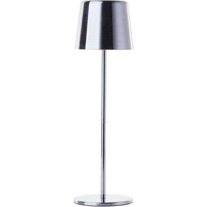 XAANA BRILLIANT Buitentafel Lamp - Oplaadbaar - Chroom - LED - 2W - IP44 160lm-2