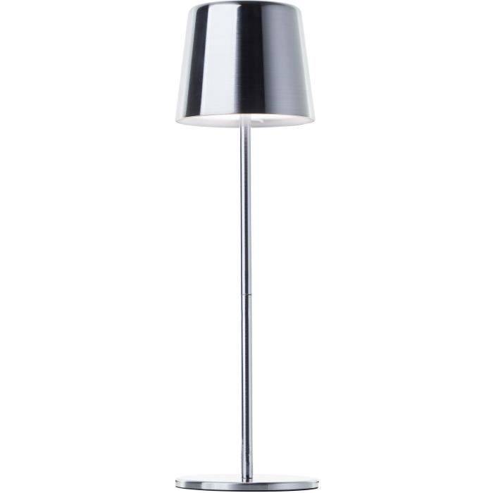 XAANA BRILLIANT Buitentafel Lamp - Oplaadbaar - Chroom - LED - 2W - IP44 160lm-4