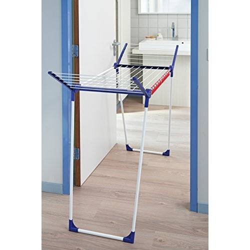 Leifheit 81650 Vloerstaand Droogrek Blauw/Wit-4