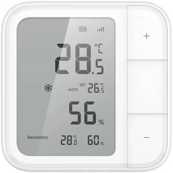 Aqara Klimaatsensor W100 - Temperatuur- en Vochtigheidsmeting - Compatibel met Thread, Zigbee, Matter (TH-S04D)
