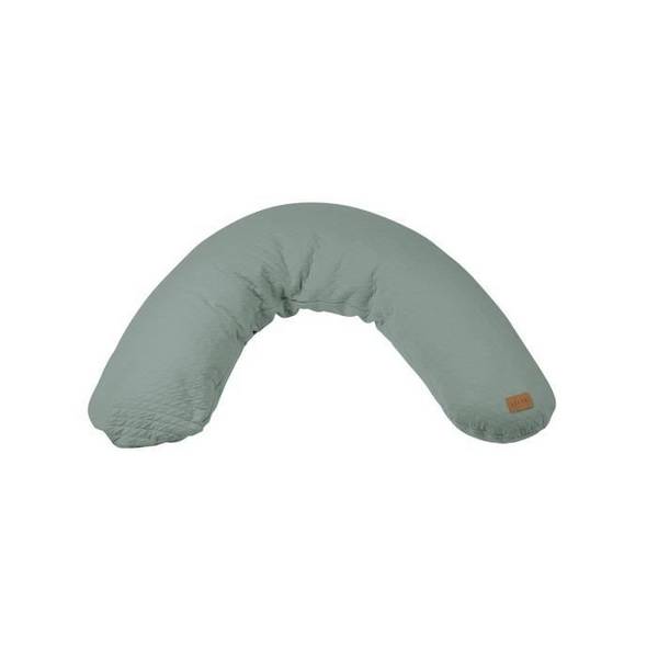 BÉABA Big Flopsy™ Zwangerenkussen Katoen Bloem 180 cm Saliegroen