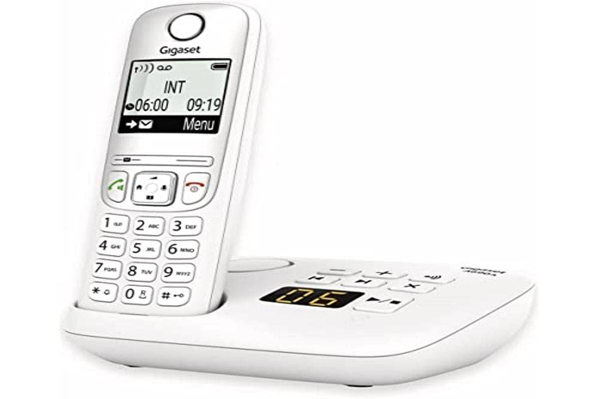 Gigaset A690A Draadloze Telefoon met Antwoordapparaat - ECO DECT/GAP - Wit (S30852-H2830-B102)-1