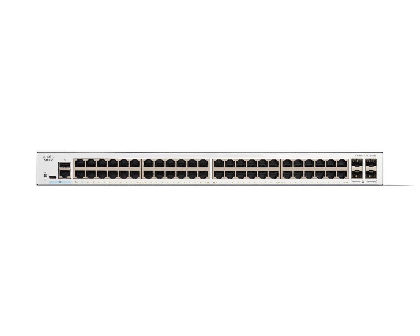 CISCO Catalyst 1300 48-poorts Switch Data-Only 4 x 1 g SFP Uplinks C1300-48T-4 g 48-Port-1