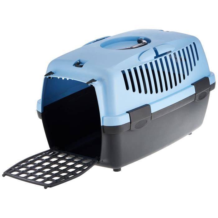 TRIXIE Capri 1 Dierenbox - XS: 32 x 31 x 48 cm - Lichtgrijs/Blauw - Voor Honden en Katten 32x31x48-1
