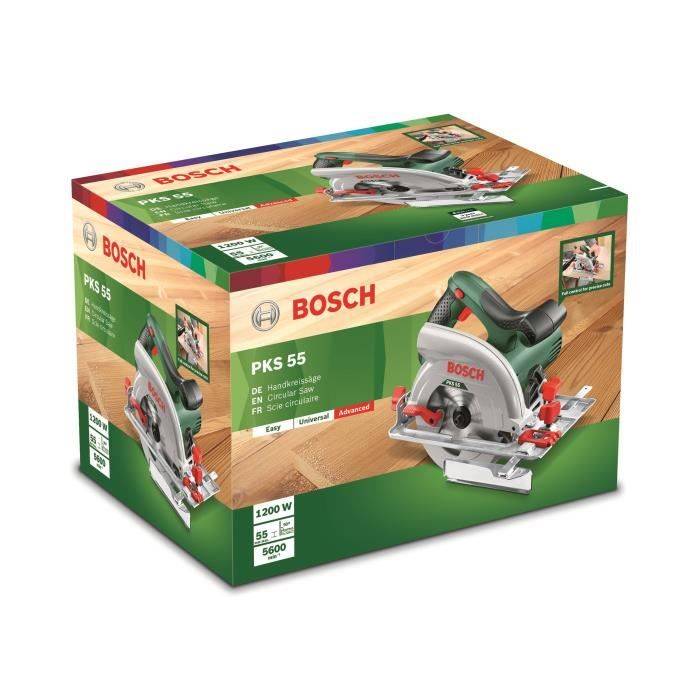BOSCH PKS 55A Cirkelzaag met Stofafzuigbehuizing-4