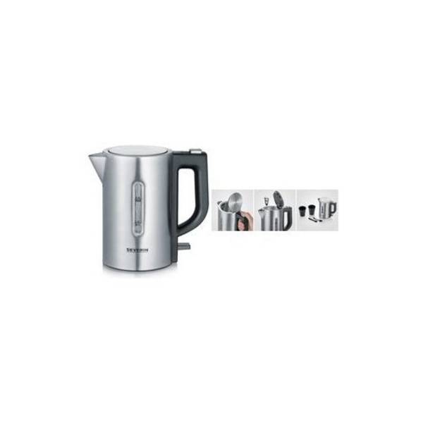 Severin WK3647 Waterkoker 0,5 L Reis RVS Zwart