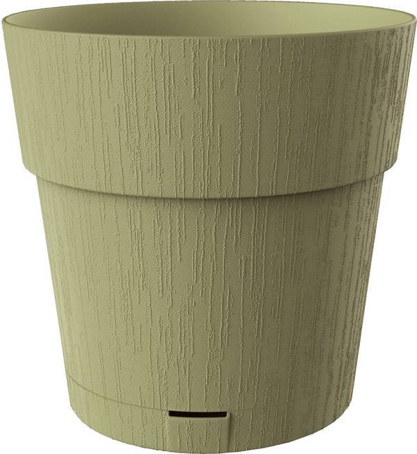 STEFANPLAST ETHICA Bloempot - 2 L - 40x39 cm - Met Waterreservoir - Olijfgroen h39