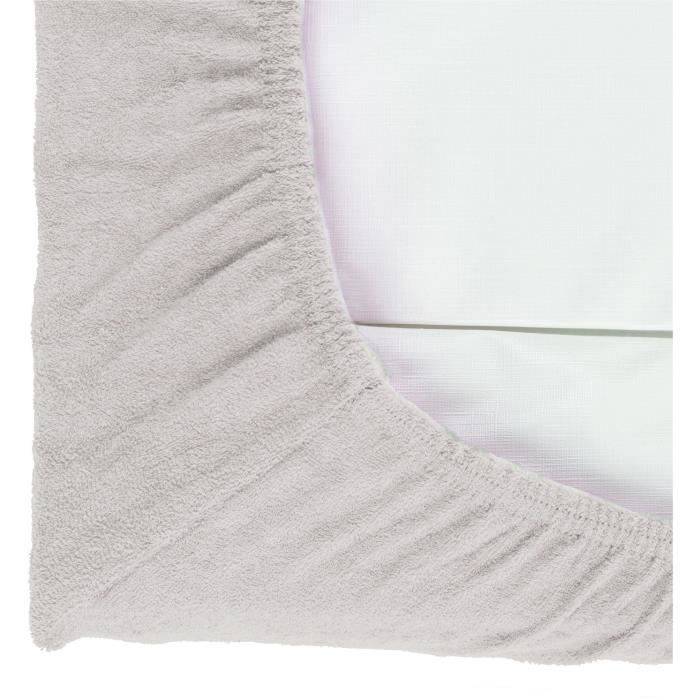 TINEO Bamboe Viscose Verschoonmat Cover - Absorberend Frotte - Elastische Hoeken-4