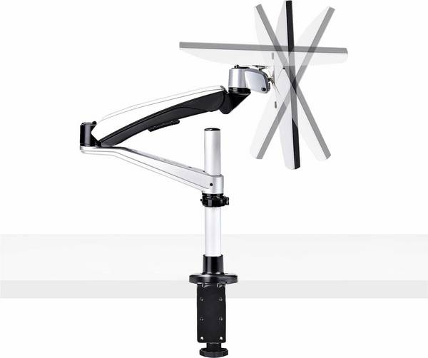 StarTech.com Monitor Bureau Steun VESA 75 x 75/100 x 100 voor 27/30-inch Schermen - 1MP1ACG-MONITOR-ARM