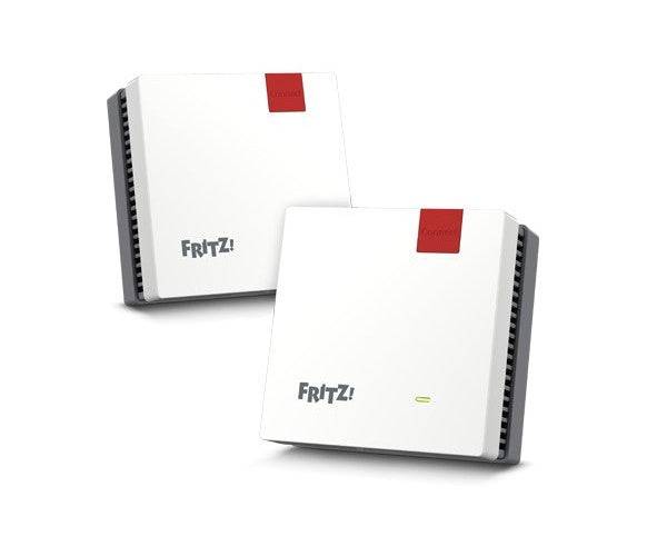 Mesh Set 20003112, Dual-Band Wi-Fi 6 Systeem, Rood/Wit-0