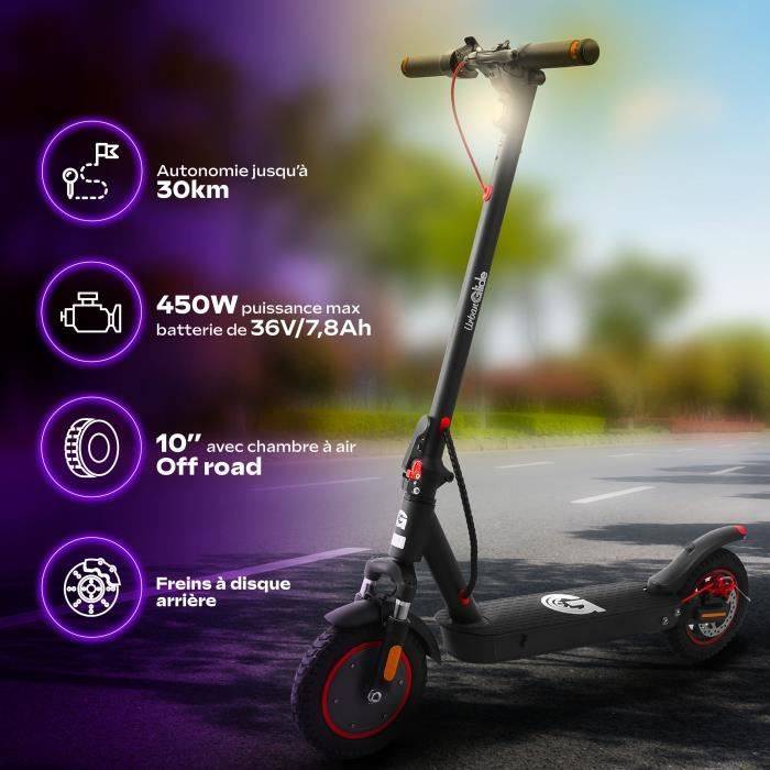 URBANGLIDE Vouwbare Elektrische Scooter 100 MAX 350 W 10 inch wielen Volwassen Zwart-1