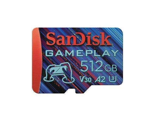 SanDisk GamePlay Flash Geheugenkaart 512GB microSDXC UHS-I V30 SDSQXAV-512 g-GN6XN-0