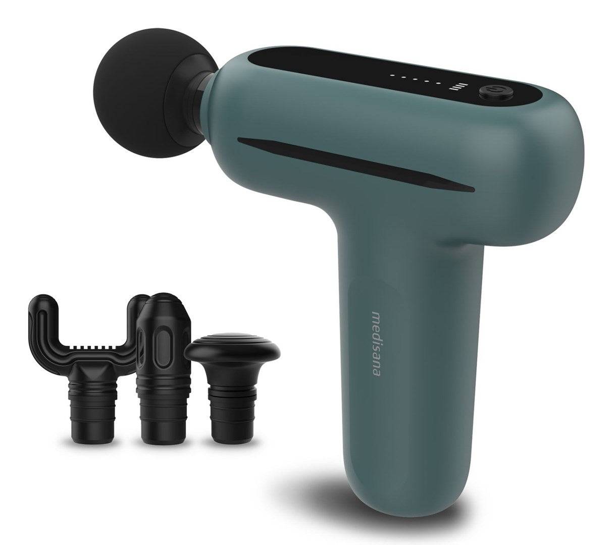 Medisana MG 200 - Massagepistool - Diepe Weefselmassage - Grijs/Groen (88998)-0