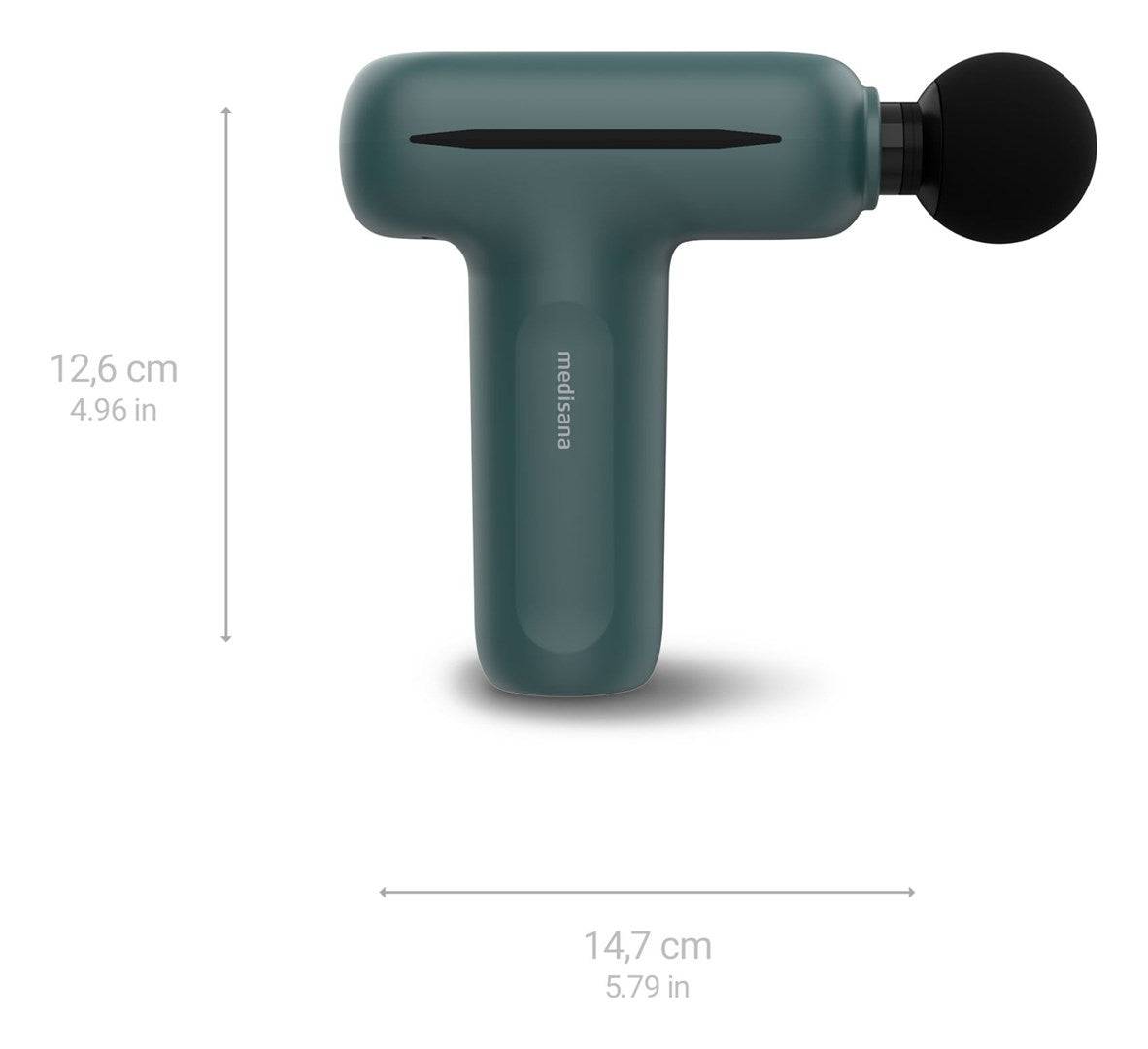 Medisana MG 200 - Massagepistool - Diepe Weefselmassage - Grijs/Groen (88998)-1