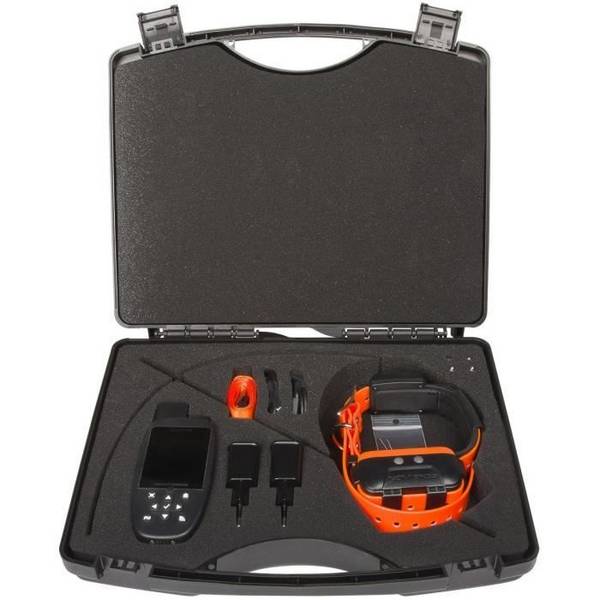 NUM'AXES CANICOM GPS 2 - Compleet Set Halsband - GPS Tracker - Zwart/Oranje