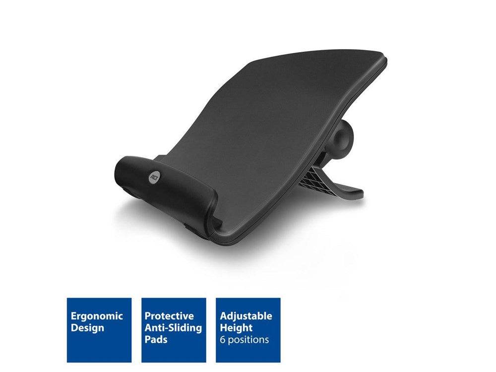 ACT AC8100 Notebookstand 43,9 cm (17,3") Zwart Verstelbaar Ergonomisch-1