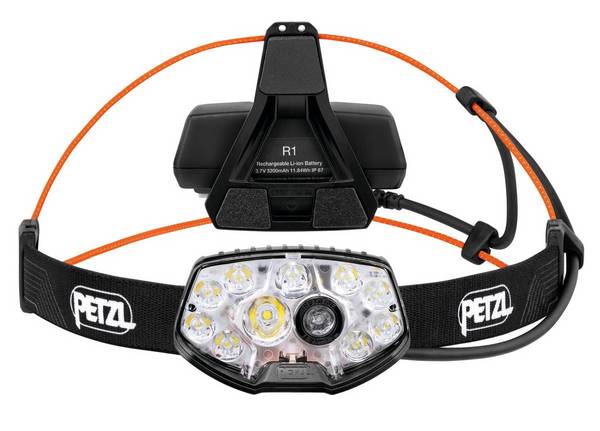 Petzl NAO RL Hoofdlamp, Ergonomisch, Oplaadbaar, 1500 Lumen (E105AA00)
