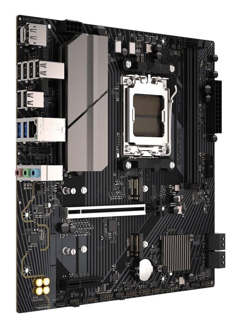Sapphire B650M-E - Moederbord - Micro-ATX - Socket AM5 B650-1