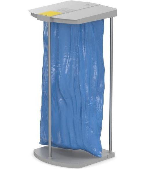Hailo ProfiLine MSS XXXL Vrijstaande Houder voor Vuilniszakken, Binnen, Metaal/Kunststof, Grijs, Model 0912-110-0