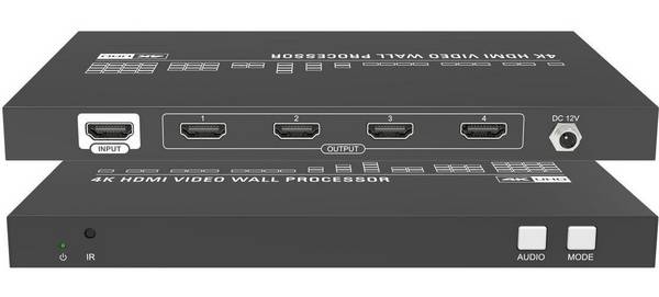 Videowandprocessor 4 Schermen (VLVW1 x 4)