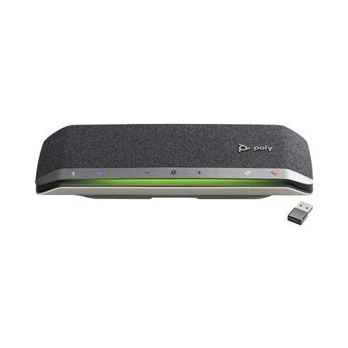 HP Poly Sync 40+M Microsoft Teams Gecertificeerde Speakerphone - Mobiel/PC - Zwart/Zilver - 55 dB - IP64 (77P36AA)-1