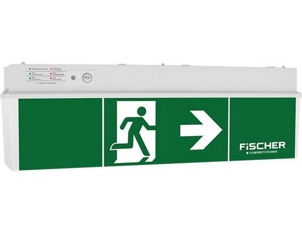Fischer LED Noodverlichtingssignaal - 3/8h, 18 m, IP54 - ULU383AT2.V4 (ULU383AT2.V4)