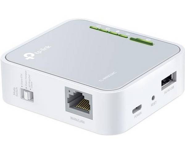 TP-LINK Draadloze Router met 4-Poort Switch, 802.11a/b/g/n/ac (TL-WR902AC) 4-Port-Switch