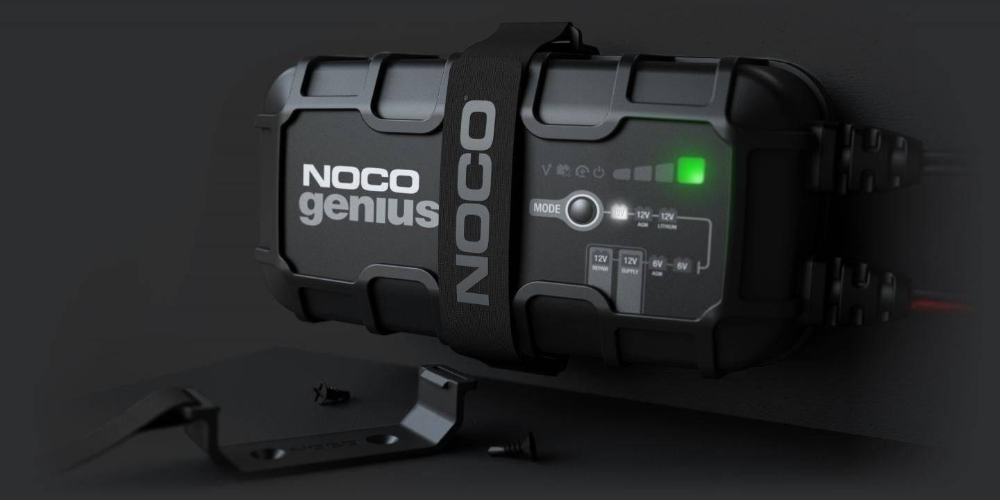 NOCO GENIUS10 EU - 10A Acculader - voor 6V/12V Accu's - Onderhouds- en Desulfurisatiefunctie (GENIUS10EU)-0