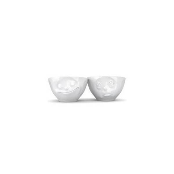 BHS FIFTYEIGHT - Kom Set 200 ml - Blij & Oh alsjeblieft Wit T012301