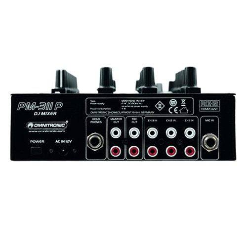 Omnitronic 10006879 Audio Mixer - 3 Kanalen - 20 - 20000 Hz - zwart-2