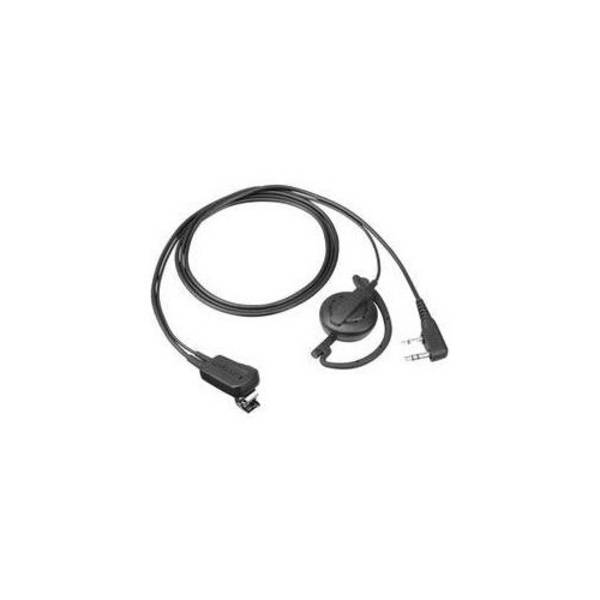 Kenwood EMC-12W - Monofone Oorklep - Bedraad - Zwart