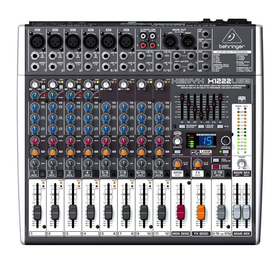 Behringer X1222USB Audio Mixer 12 Kanalen-0