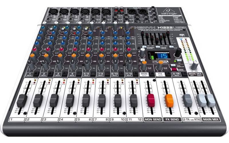 Behringer X1222USB Audio Mixer 12 Kanalen-1