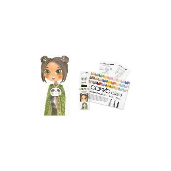 COPIC Ciao Natural Palette Marker Set 1,0 + 6,0 mm, 1 Set (CZ220750209)