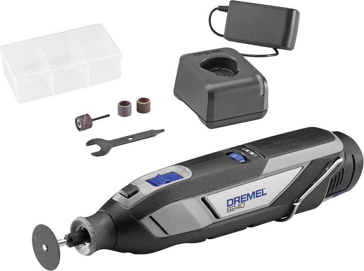 Dremel 8240-5 Draadloze Multi-Tool incl. Accu, Oplader, Accessoires 12 V 2,0 Ah (F0138240JA)-0