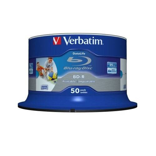 Verbatim DataLife 50 x BD-R 25GB 6x Inkjet Printbare Oppervlakte-1