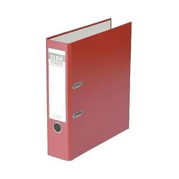 ELBA Rado Brillant Binder, 80 mm Rugbreedte, Rood, DIN A4, Acrylafwerking (10417 RO)
