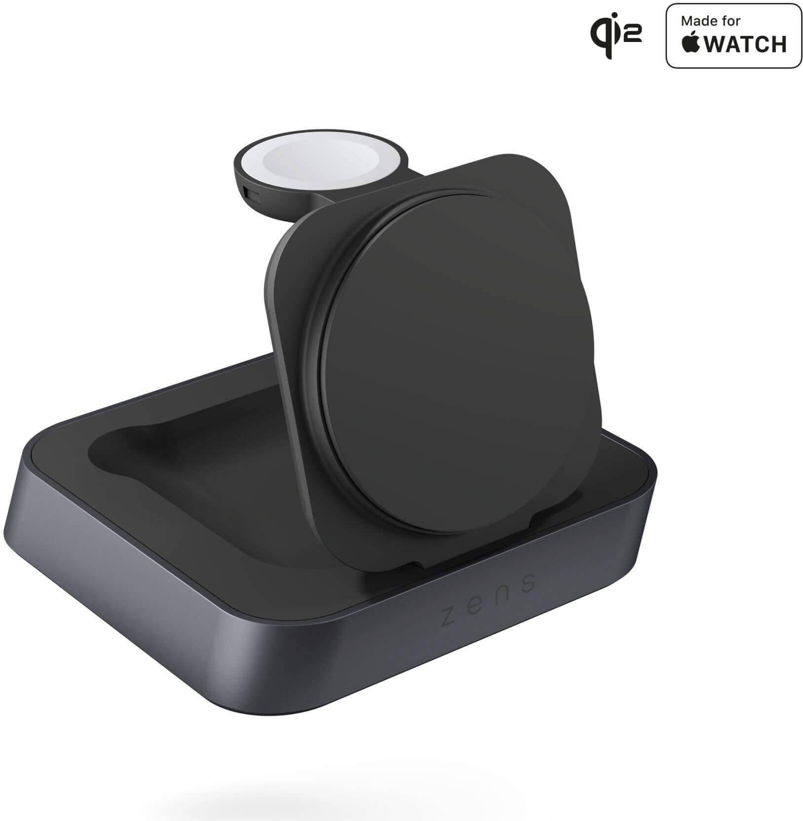 ZENS Nachtkastje Oplader Pro 2 voor Hoofdtelefoon, Smartphone, Smartwatch Zwart ZEDC28B/00-0