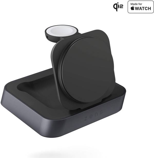 ZENS Nachtkastje Oplader Pro 2 voor Hoofdtelefoon, Smartphone, Smartwatch Zwart ZEDC28B/00