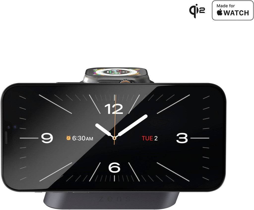 ZENS Nachtkastje Oplader Pro 2 voor Hoofdtelefoon, Smartphone, Smartwatch Zwart ZEDC28B/00-2