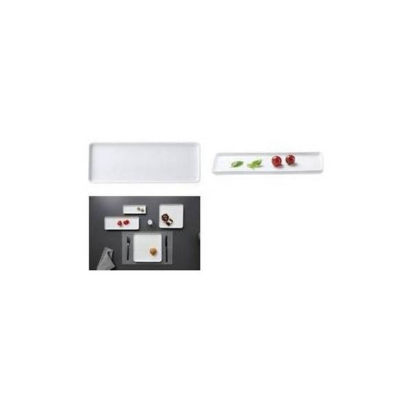 Ritzenhoff & Breker SKAGEN - Rechthoekig Bord - 205 x 75 mm - Porselein - Vaatwasserbestendig - 6 Stuks
