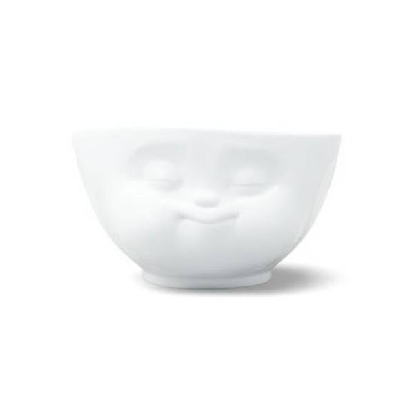 BHS FIFTYEIGHT Kom 500 ml - Munching Wit - Porselein - TASSEN (T010901)