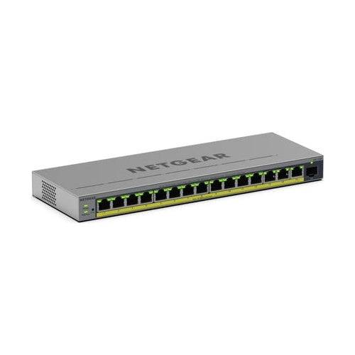 Netgear Easy Smart GS116EP - L3 Smart Switch - 1 x 10/100/1000 + 15 x 10/100/1000 (PoE+) (GS116EP-100EUS)-0