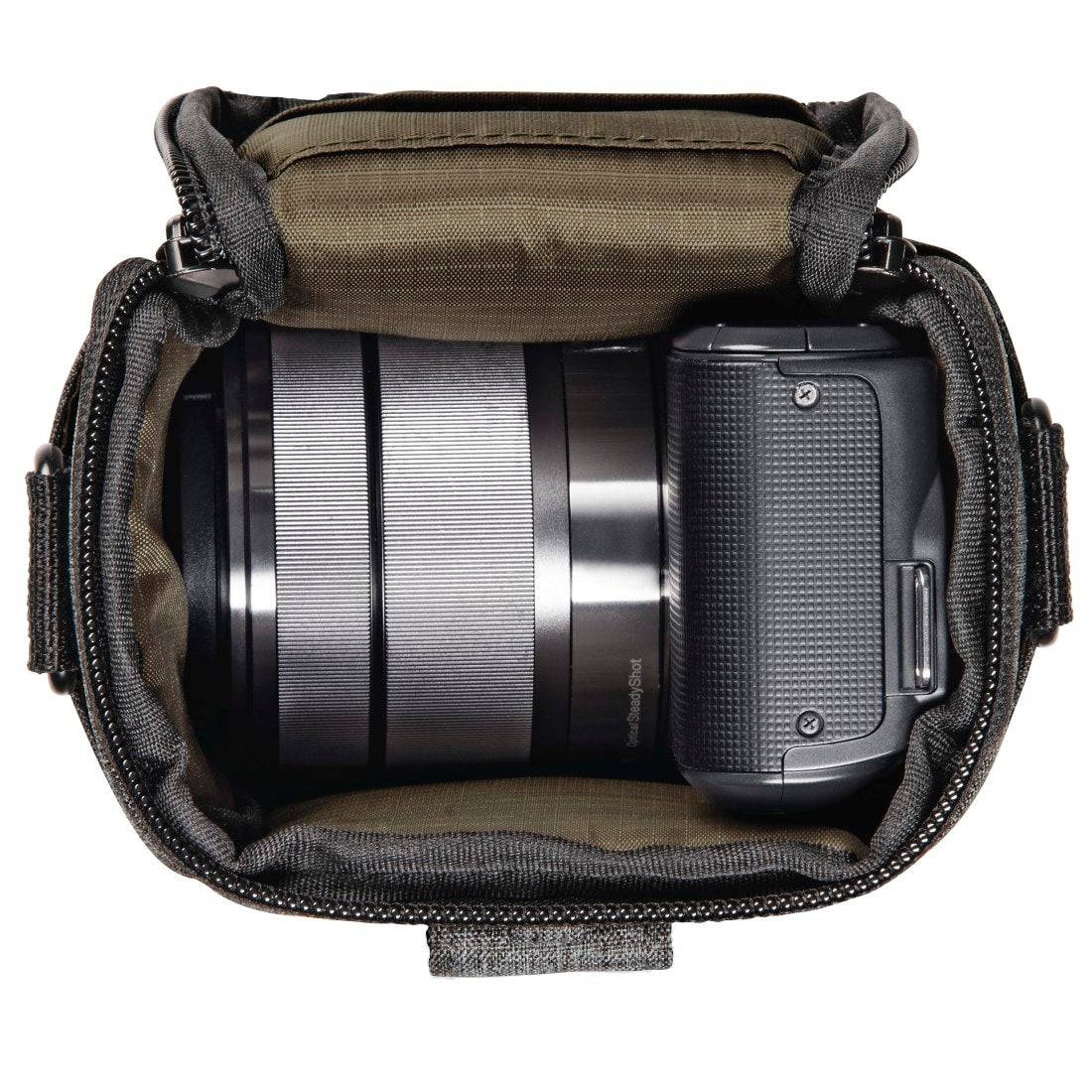 Hama Terra 90 Tas voor DSLR Camera met Lenzen Gerecycled PET Polyester Grijs-1