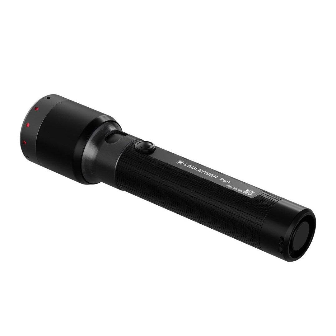 Ledlenser P6R Zwarte Handlamp LED 1200 lm, 320 m, USB-C, IP68-2