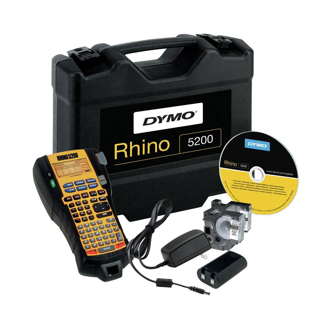 Dymo Rhino 5200 Hard Case Kit - Labelprinter - Z/W - Rol (1,9 cm) (S0841400)-0