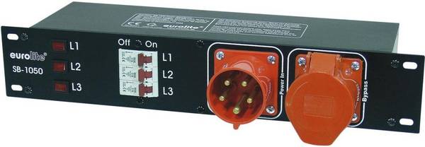 EUROLITE SB-1050 - 32 A Voedingsverdeelunit - 19" Behuizing